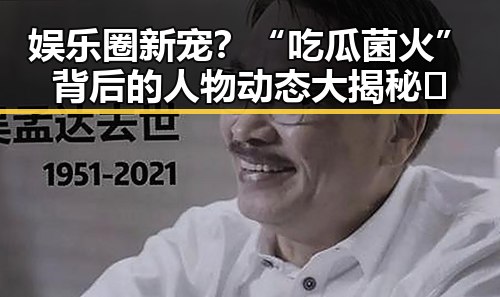 娱乐圈新宠？“吃瓜菌火”背后的人物动态大揭秘🔥
